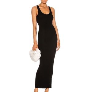 Black maxi dress Enza Costa tank dress size xs